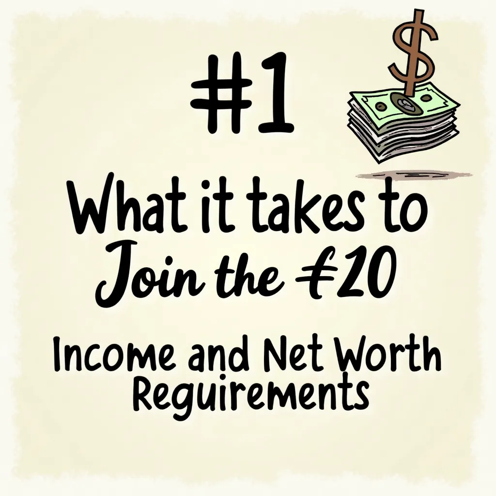 **What It Takes to Join the 1%: Income and Net Worth Requirements**