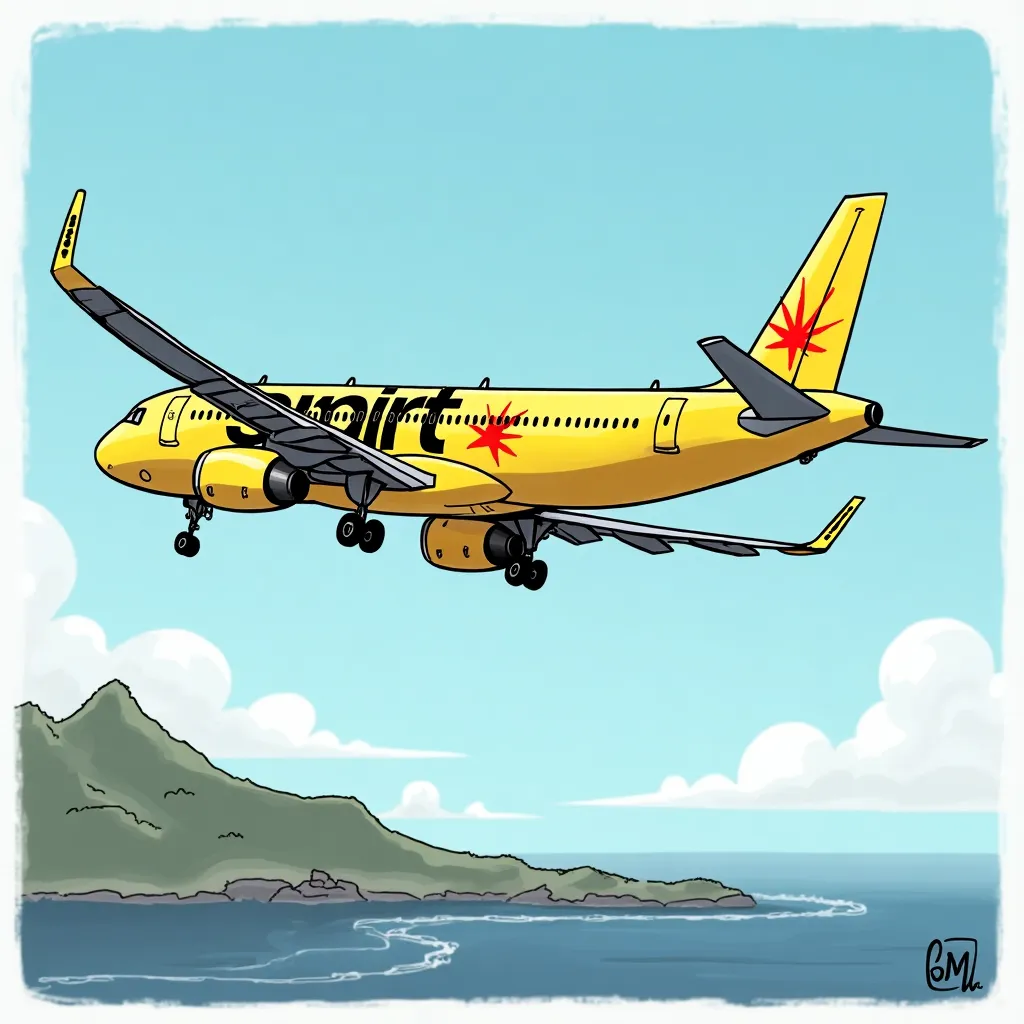 **Spirit Airlines Stock Plunges 28% Amid Fears of Impending Doom**