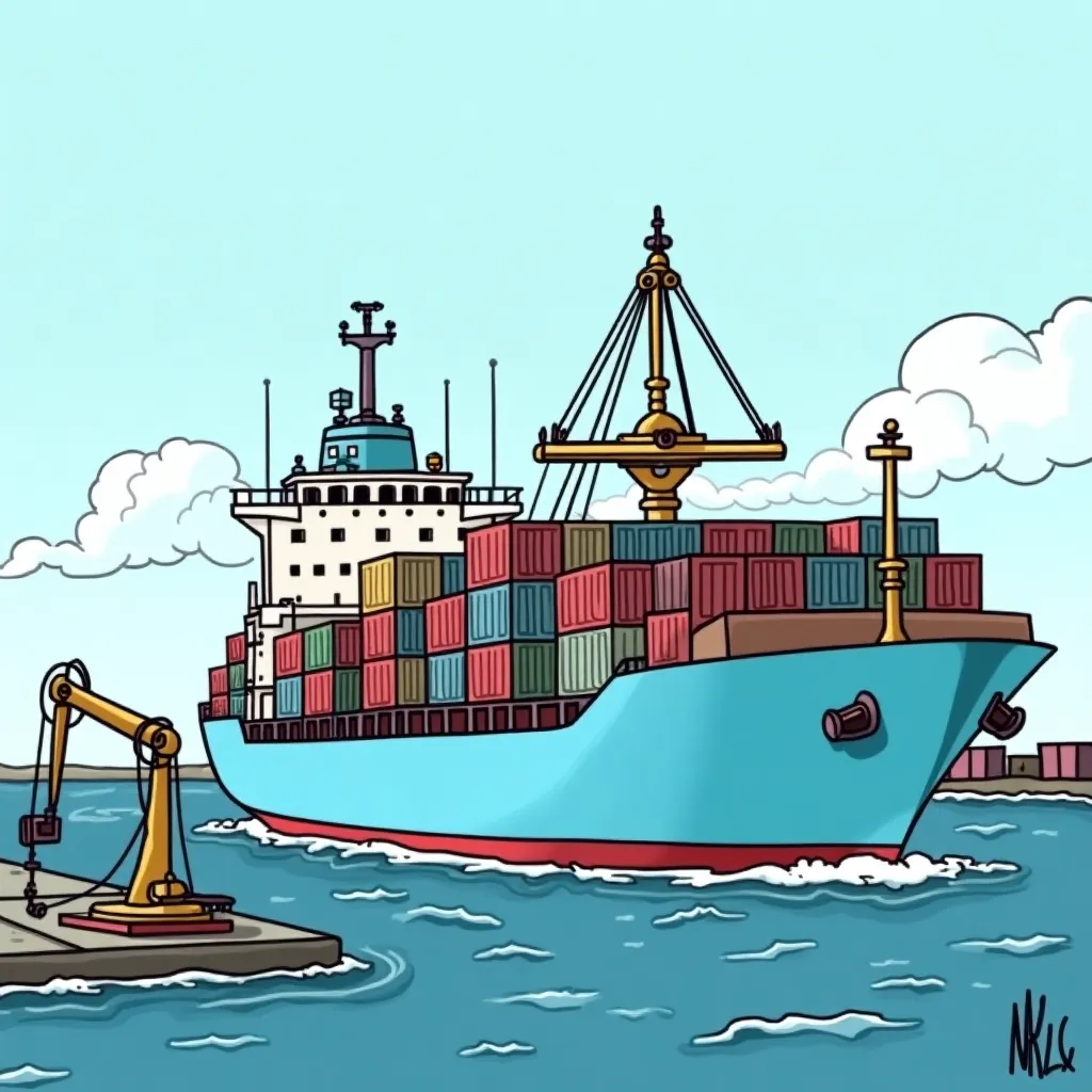 **Maersk Drops 7% as US Port Strike Resolution Hurts Shipping Stocks**