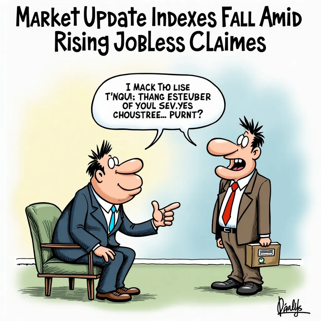 **Market Update: Indexes Fall Amid Rising Jobless Claims**