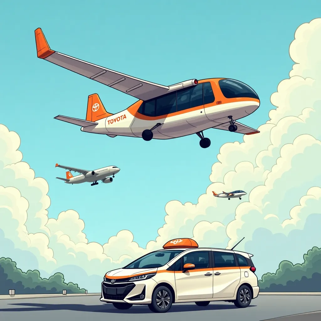 **Toyota Invests $1 Billion in Flying Taxis**