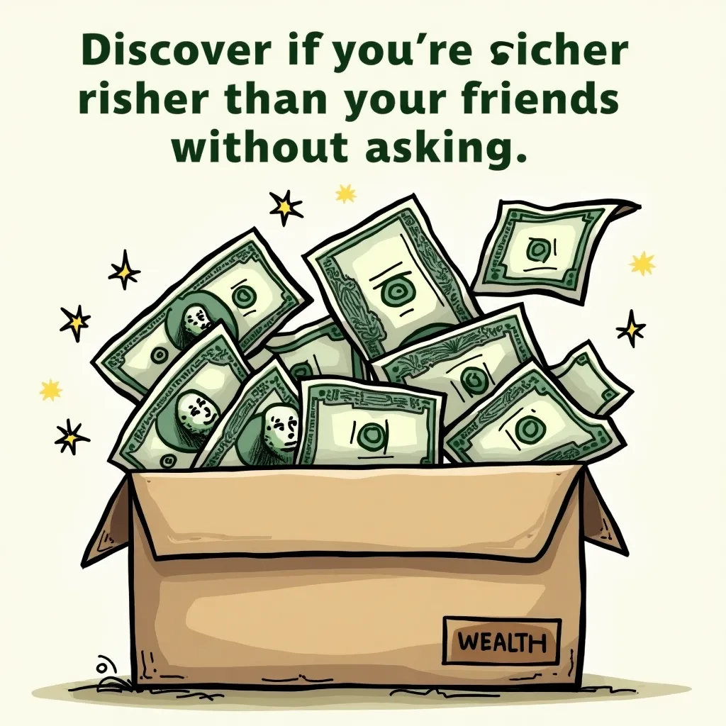 **Wealth Comparison Secrets**
Discover if you’re richer than your friends without asking.